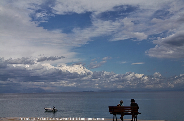 Crisp clouds, Kefalonia