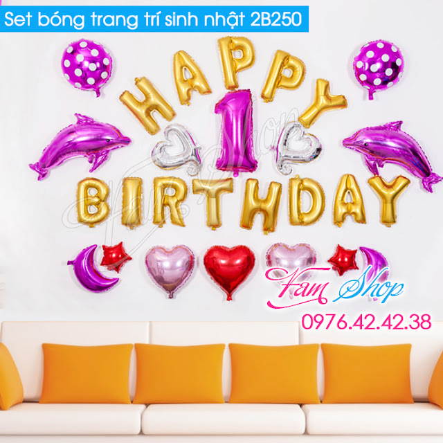 Phụ kiện trang trí sinh nhật tại Cầu Giấy Phu kien trang tri sinh nhat tai Cau Giay