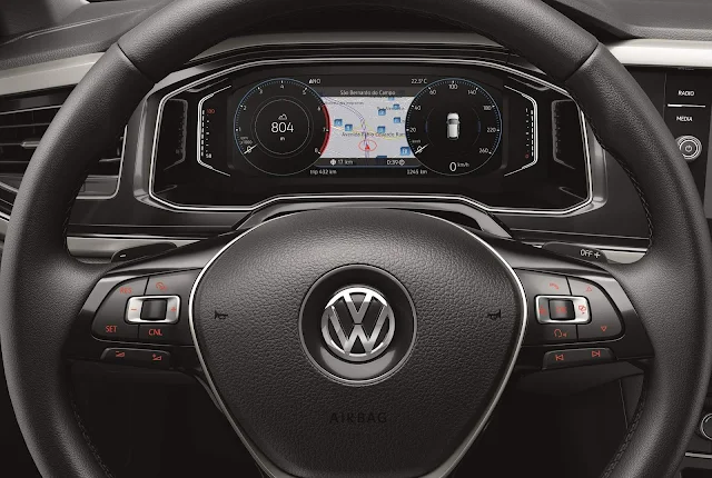 Novo VW Polo 2018 - painel digital