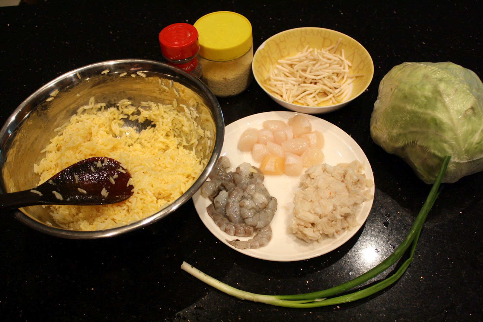 The Food Bairn Pregnant woman fried rice and Grilled Pork Belly