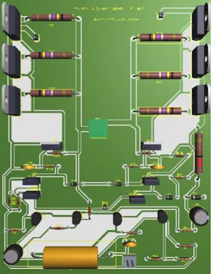 High power amplifier circuit MJL