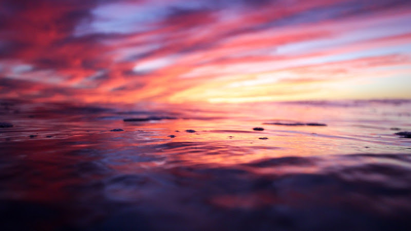 Sunset from Ocean