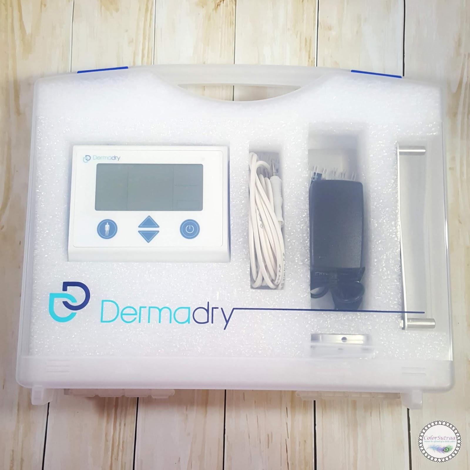 NEW Dermadry Total lontophoresis Device to Treat Hyperhidrosis for Home