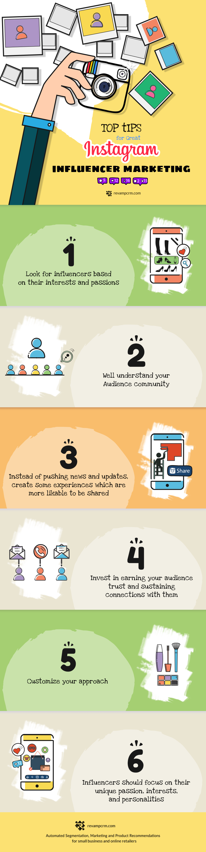 Top Tips for Instagram Influencer marketing - #infographic
