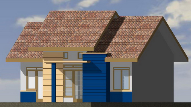 Contoh Rumah Minimalis Type 48 denah desain rumah minimalis Contoh Rumah Minimalis Type 48 denah desain rumah minimalis