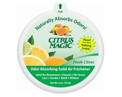 Citrus Magic Solid Air Freshener, Fresh Citrus Citrus Magic Solid Air Freshener, Fresh Citrus