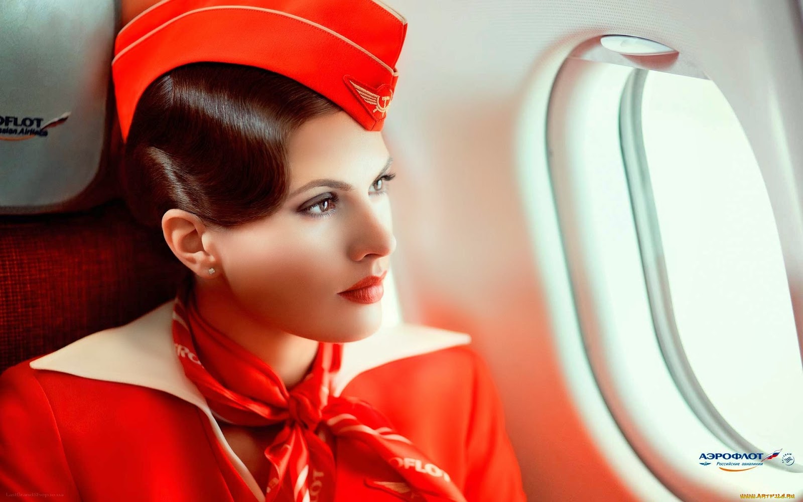 Aeroflot Stewardess Official Wallpaper ~ World stewardess Crews