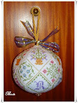 Pincushion Patchwork Ball