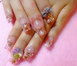nail classic nails designs simple finger middle easy bling glam stylish awesome stuff 3d pink very latest