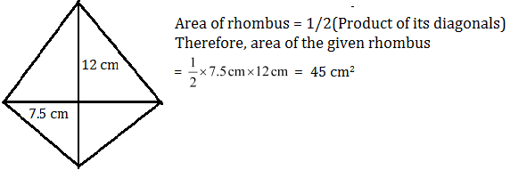 CBSE NCERT Solutions of Class 8 Math Mensuration Exercise 11.2, Question 5