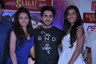 Ayushmann & other celbs at music launch of 'Nautanki Saala' 