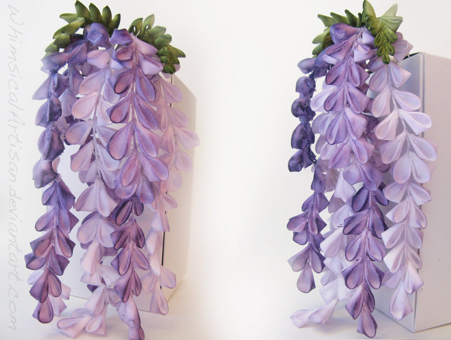 Sadie's Kanzashi Blog Wisteria