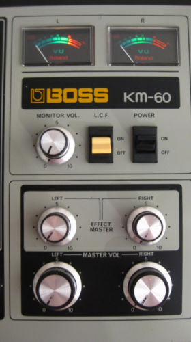 MATRIXSYNTH: BOSS KM-60 – 6-channel vintage mixer SN 985423