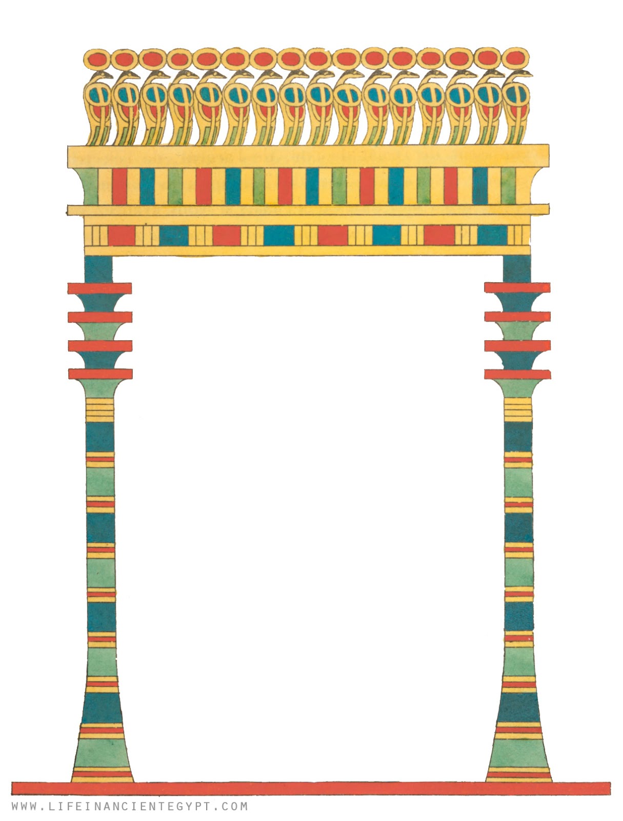 Egyptian writing examples picture