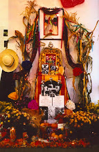 Day of the Dead Altar in Eugene for Migrant Workers in 1997