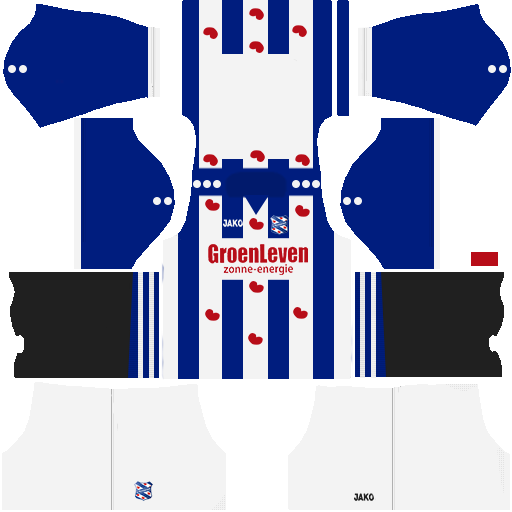 kits del SC Heerenveen 2017/18 Eredivisie FTS & DLS