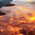 Pasajeros de un avión quedaron conmocionados al ver un cielo apocalíptico antes de aterrizar  