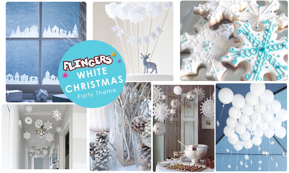Flingers Party Shop Blog White Christmas Party Ideas