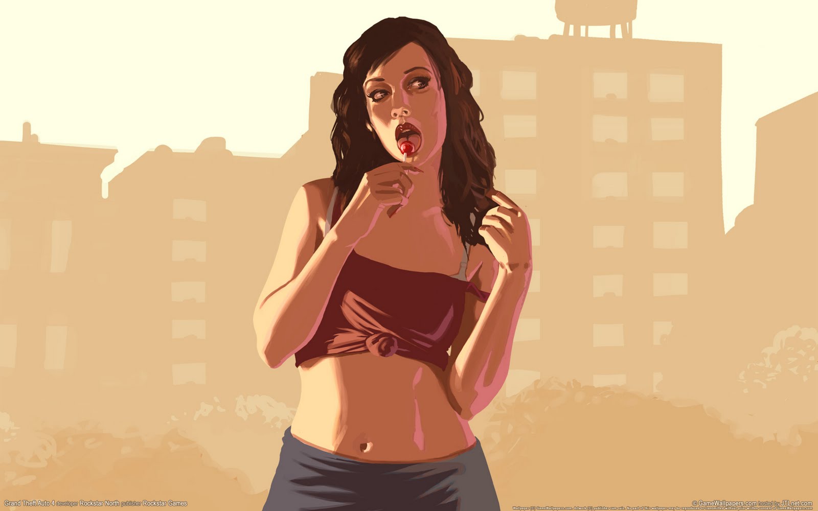 Group Of Gta 5 Girl Characters Wallpaper