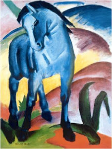 The Blue Horse by Franz Marc
