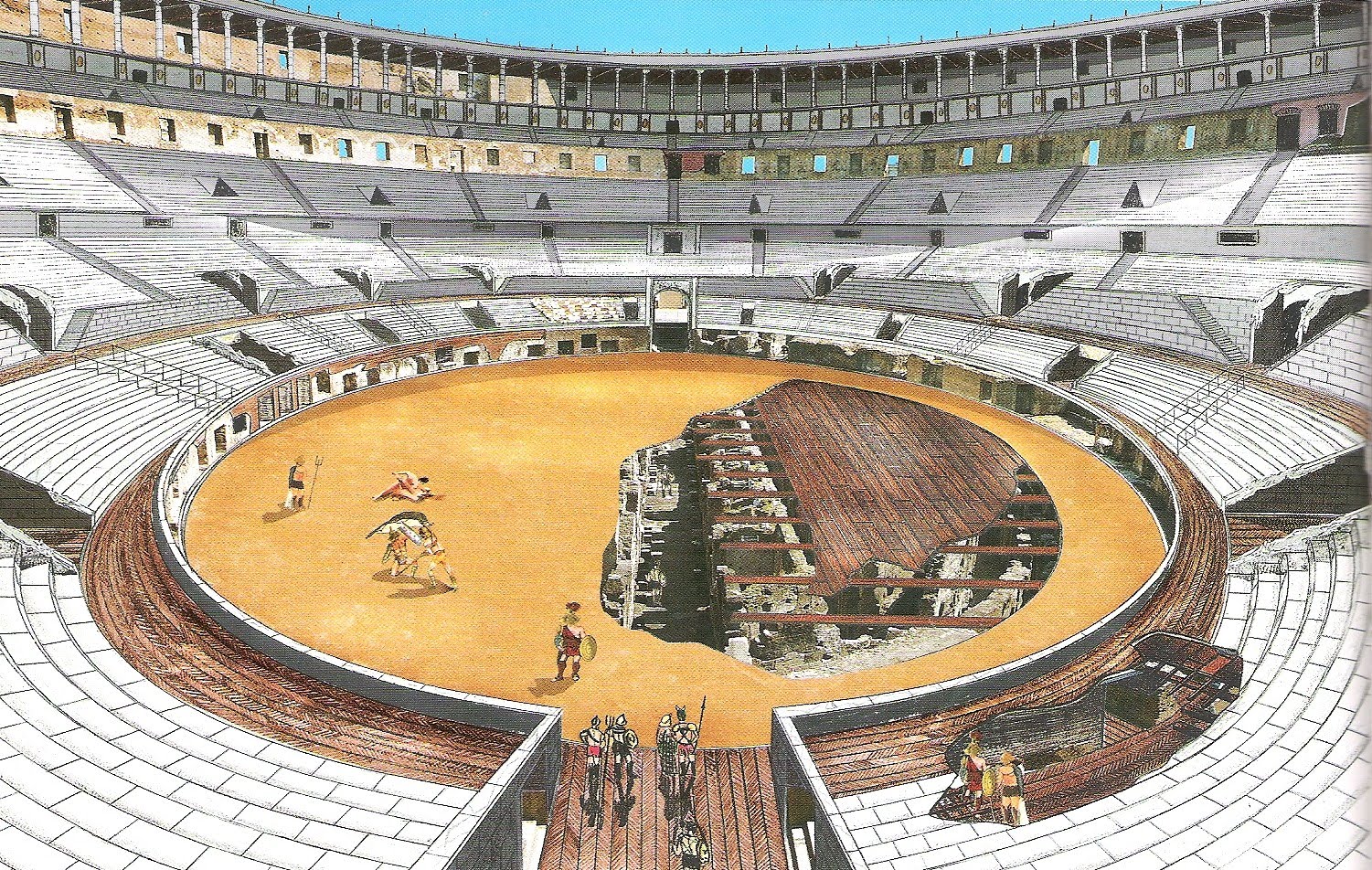 Descubren el piso original del Coliseo romano Diario de Cultura Descubren el piso original del Coliseo romano Diario de Cultura