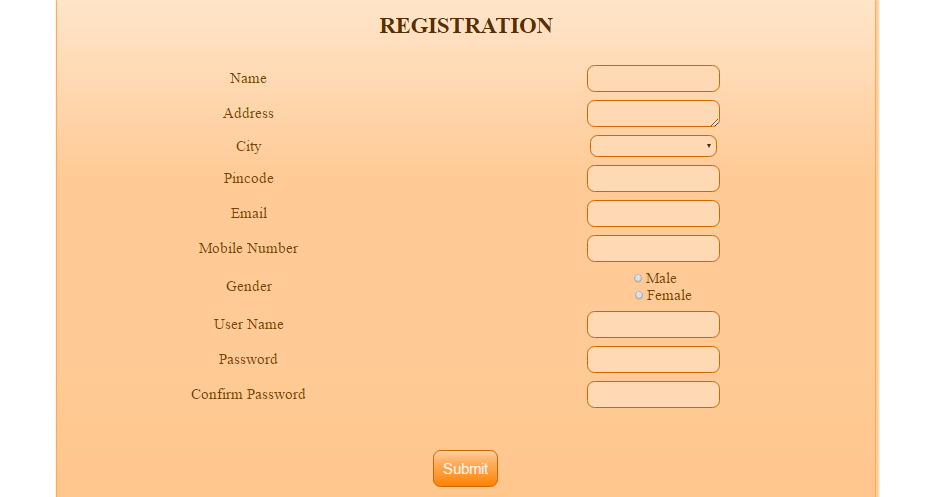 Piyush viroja: How to create registration form |with source code and ...