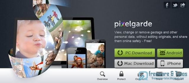 Pixelgarde : un logiciel gratuit pour nettoyer les données EXIF de vos photos et les partager facilement sur internet