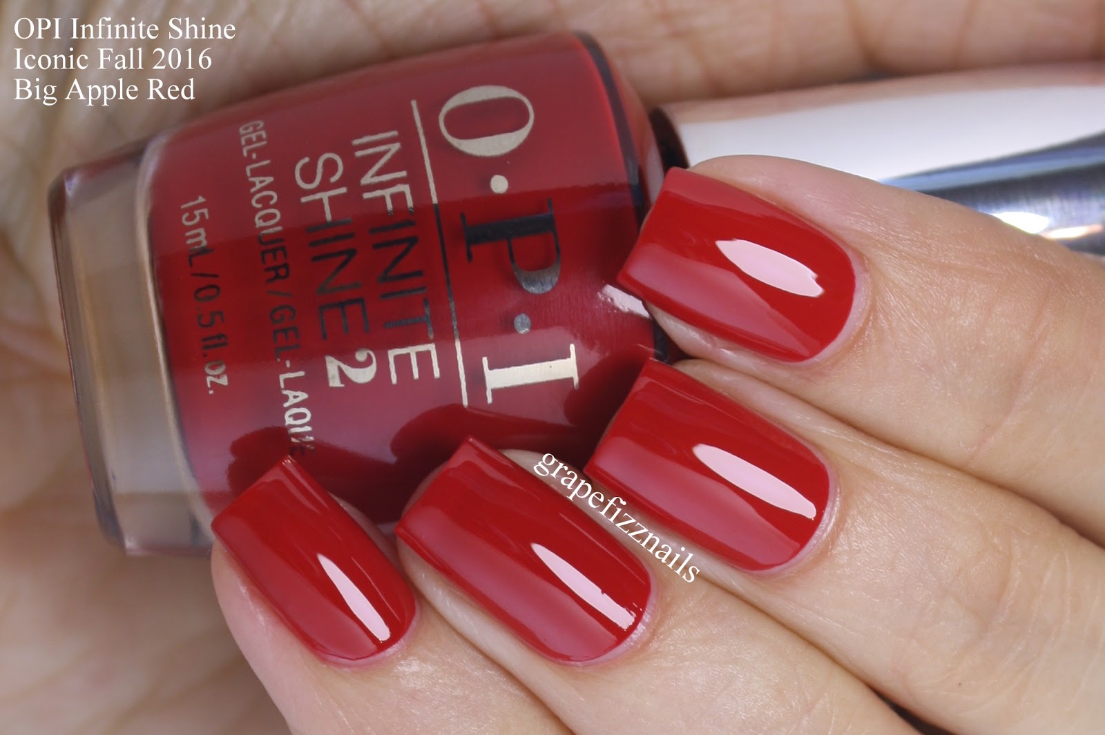 Grape Fizz Nails OPI Infinite Shine Iconic Shades for Fall 2016