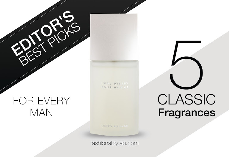 Fashionably Fabulous 5 Classic Fragrances for Him