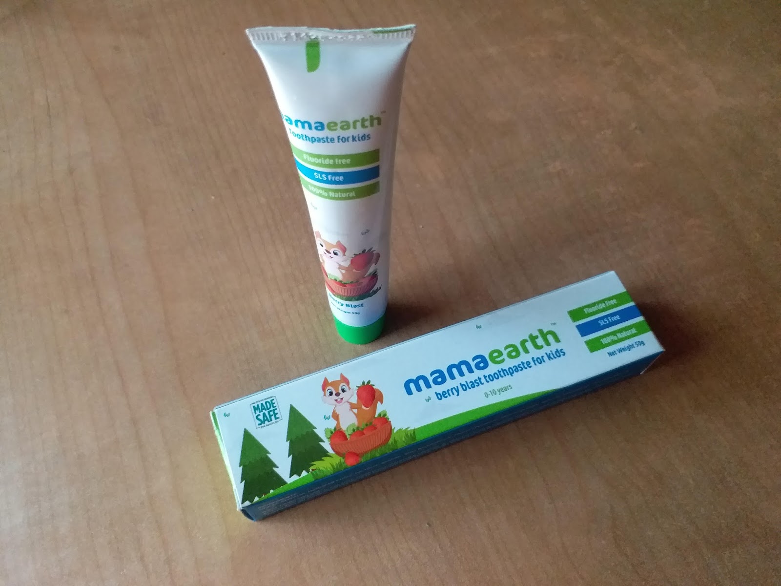 Beauty & Beyond Mamaearth 100 Natural Berry Blast Toothpaste Review