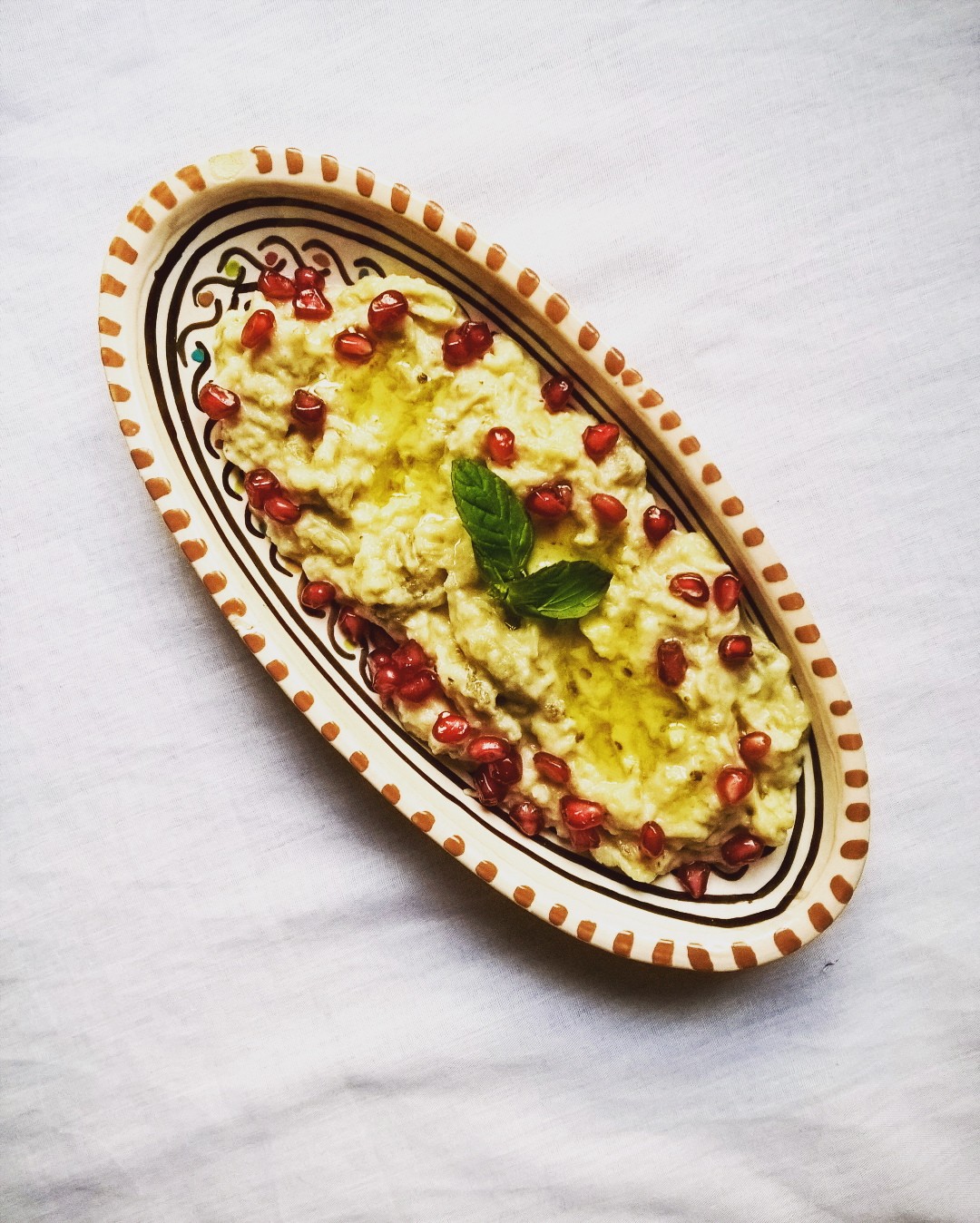 Baba Ganoush Lebanese Aubergine Dip