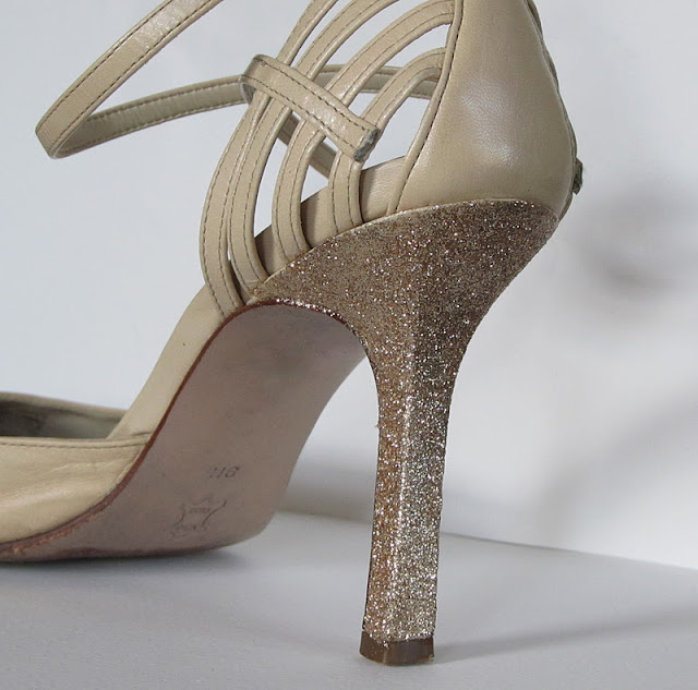 WobiSobi: Project Re-Style #47 Glitter Heel Fix