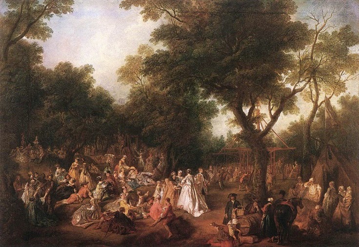 Lancret, Fete in a Wood, 1725-30
