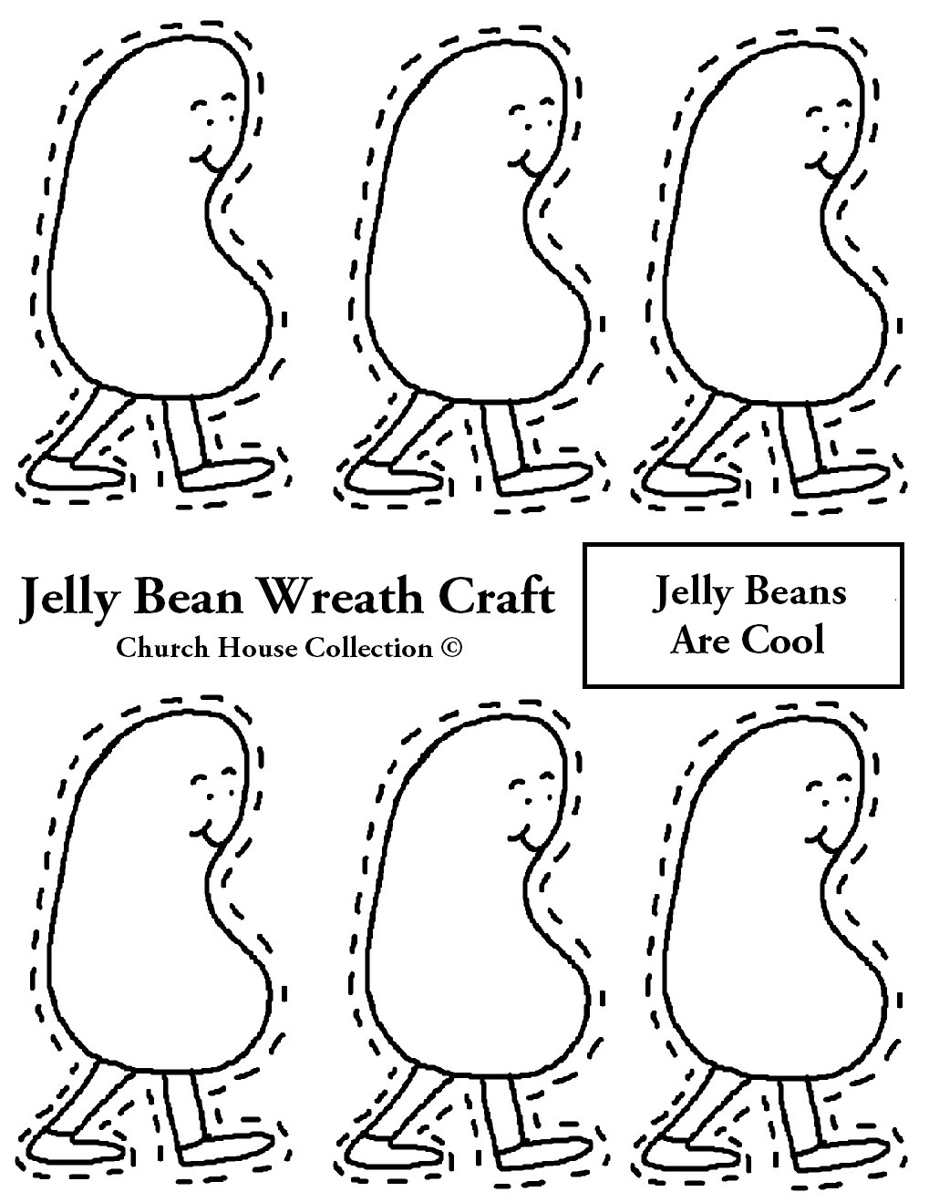 Church House Collection Blog Cave City School Jelly Bean Wreath Craft