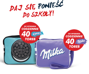 Do wygrania 2800 toreb Milka / Oreo Konkurs