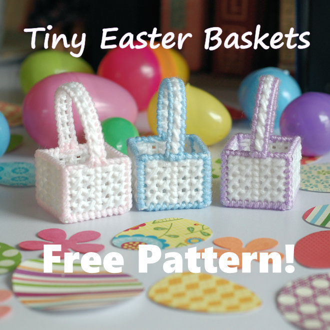 Strings Away! Free Friday Tiny Easter Baskets