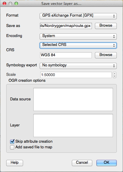 Auto hellige Comorama master maps: Transferring a route from QGIS to your GPS