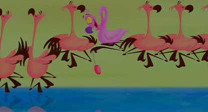 The Carnival of the Animals segment Fantasia 2000 1999 animatedfilmreviews.filminspector.com