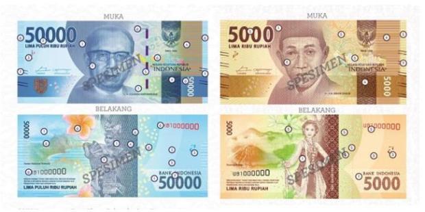 Bentuk Uang Baru Rupiah 2016 Bentuk Uang Baru Rupiah 2016