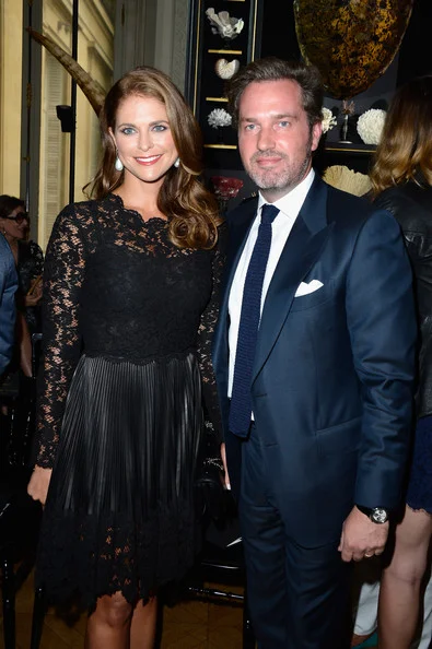 Princess Madeleine and Chris O'Neill attended the Valentino show as part of Paris Fashion Week