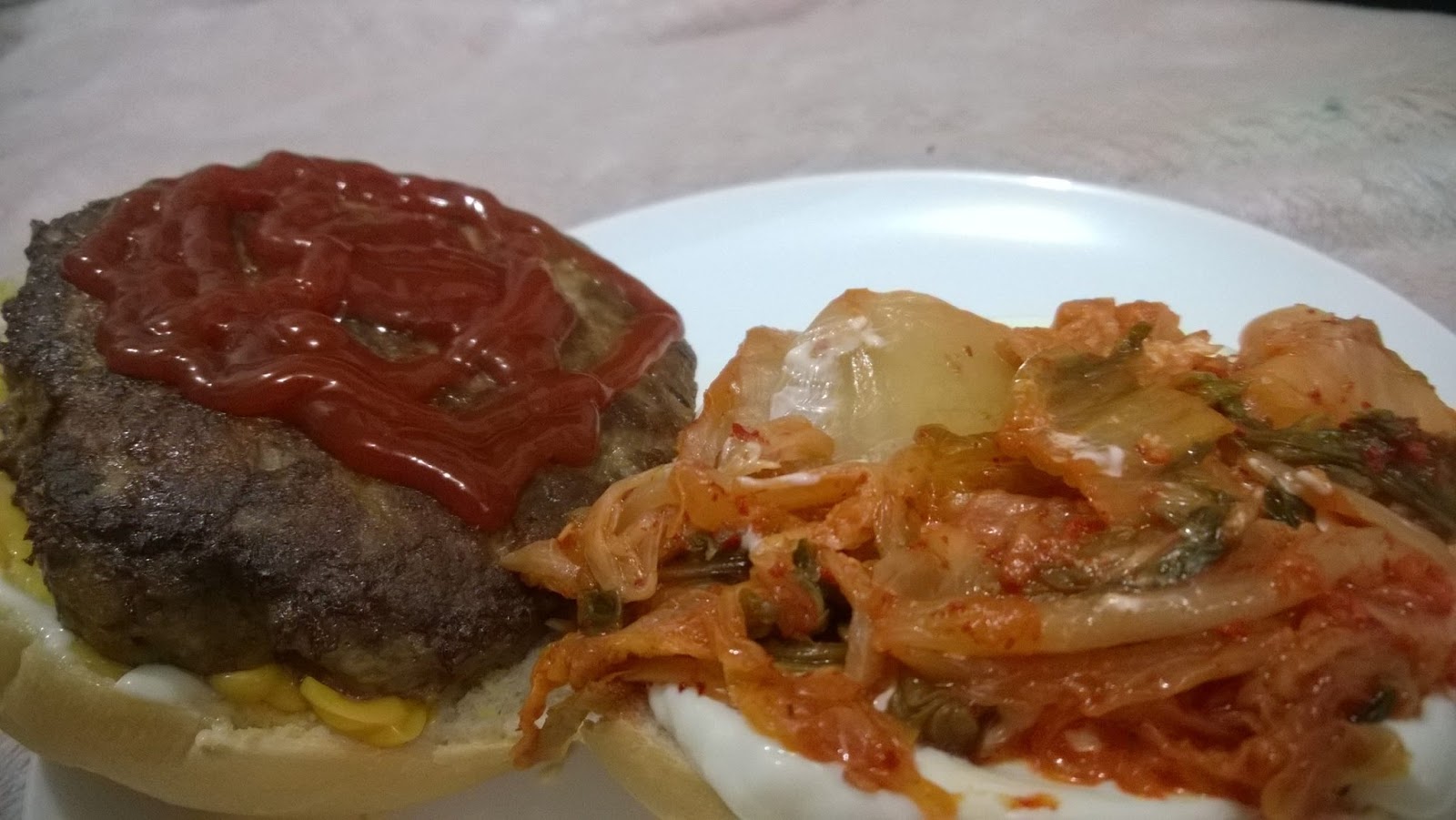 Cheffy Jun KIMCHI SIRLOIN BURGER
