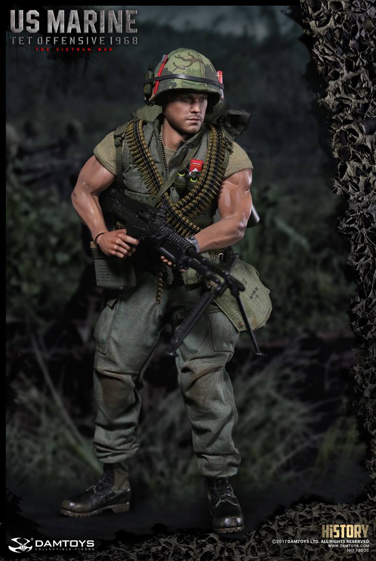 toyhaven: Dam Toys History Series 1/6th scale Vietnam War U.S. Marine
