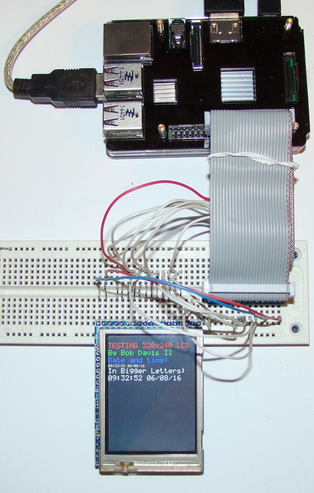 My Commentary and Technical help Raspberry Pi with 2.4 inch parallel interface TFT LCD