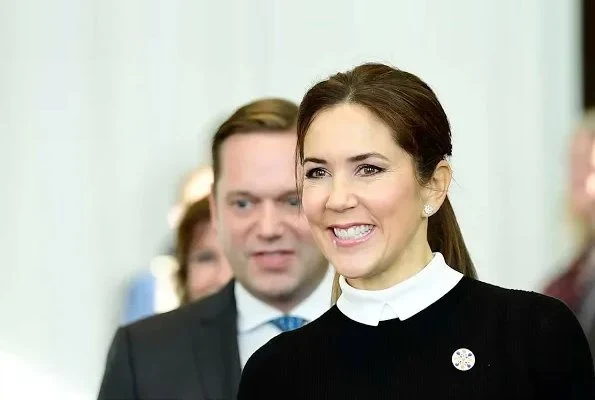 Crown Princess Mary attended the conference Sexual and Reproductive Health and Rights in Humanitarian Crises at Christiansborg