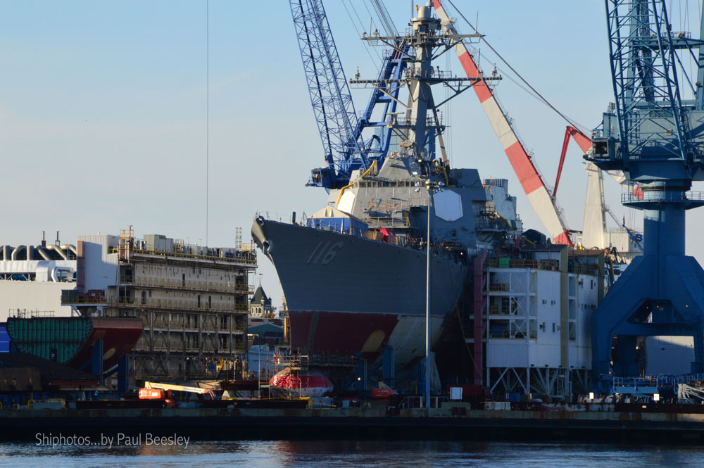 Shiphotos...by Paul Beesley New ships being built at Bath Iron Works