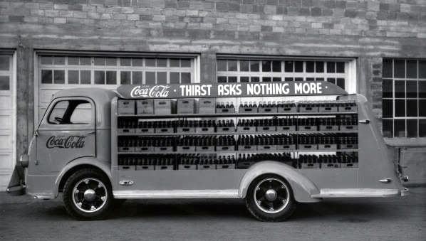 vintage coca cola delivery trucks in the 1950s vintage everyday coca cola delivery