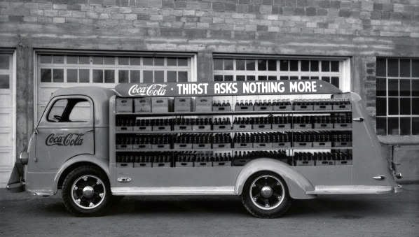 Vintage Coca Cola Delivery Trucks in the 1950's ~ vintage 