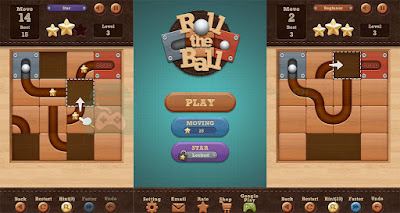 best android games Role the ball slide puzzle