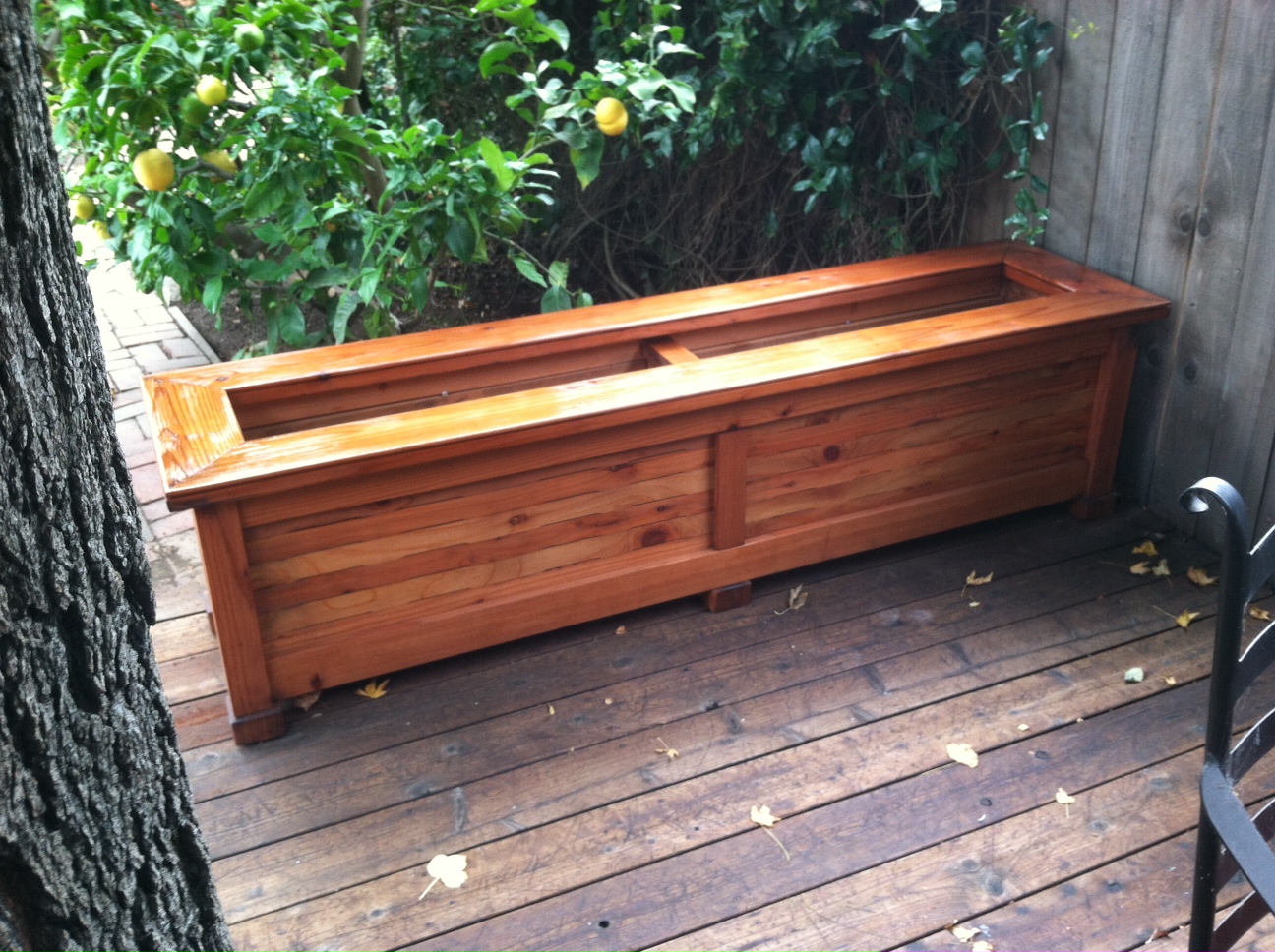 Stand Out Construction * Carpentry Projects Breathable Redwood Planter