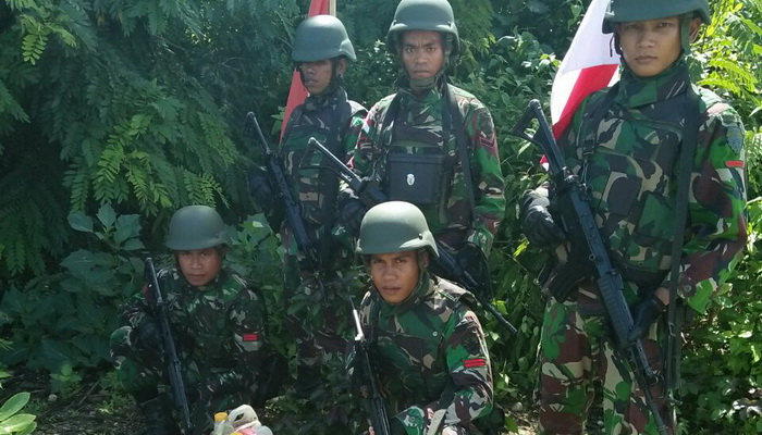 Suasana Haru Iringi Pelepasan Satgas Yonif 743/PSY di Perbatasan RI-RDTL